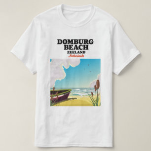 Camiseta Praia Domburg Beach Zeeland Domburg