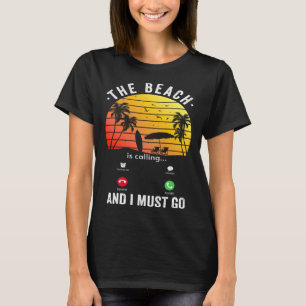 Camiseta Praia está chamando e devo ir no verão 1