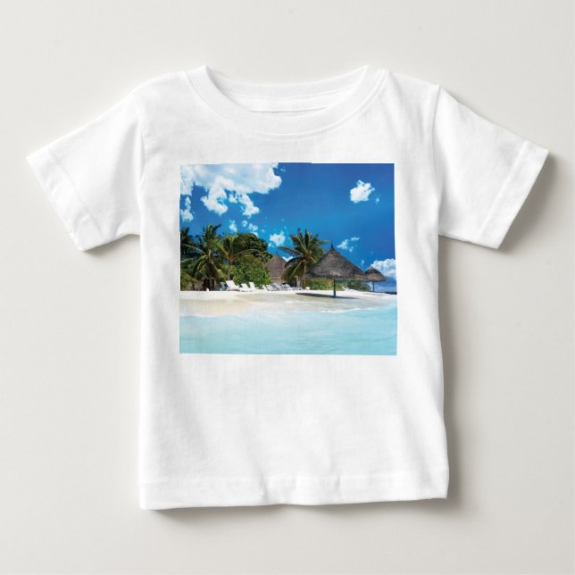 Camiseta Praia Exótica  (Frente)