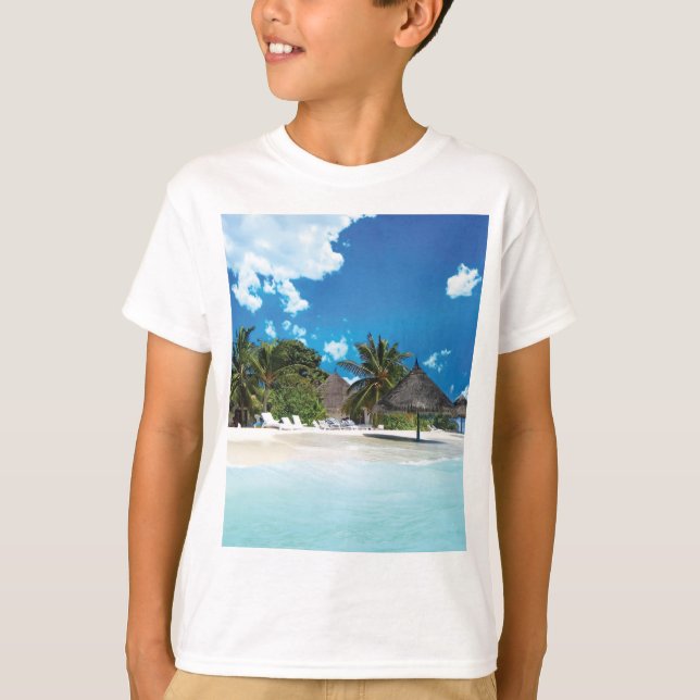 Camiseta Praia Exótica  (Frente)