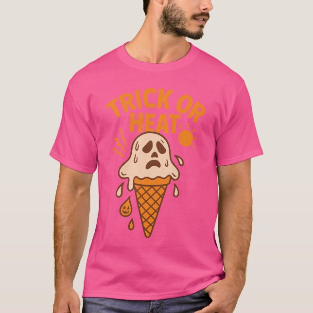 Camiseta Praia Fantasma do Summerween Truque ou Calor Diver (Frente)