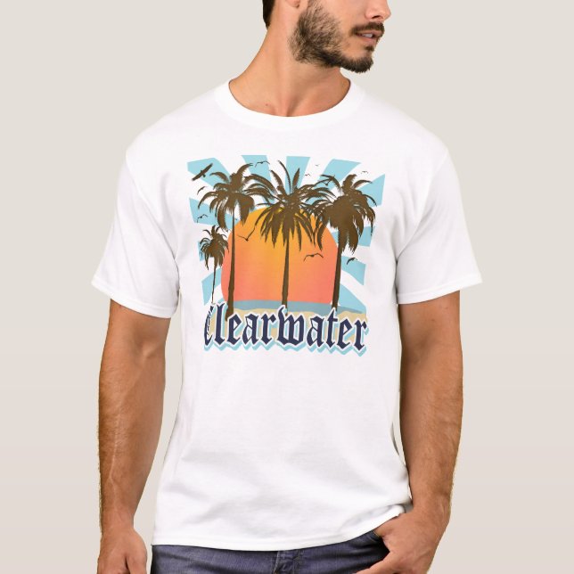 Camiseta Praia Florida FLA de Clearwater (Frente)