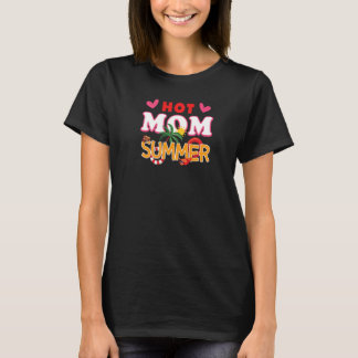 Camiseta Praia Gráfica de Verão da Hot Mãe