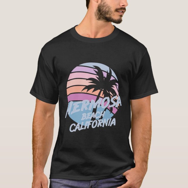 Camiseta Praia Hermosa Califórnia (Frente)