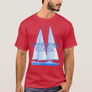 Camiseta Praia Indian Rocks Flórida Náutica Costeira Vela