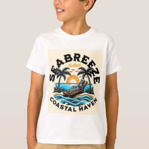 Camiseta praia infantil
