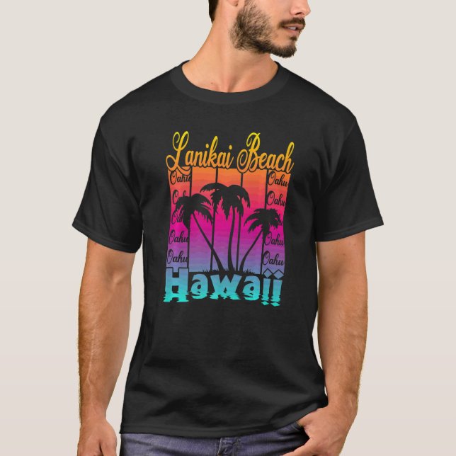 Camiseta Praia Lanikai Havaí (Frente)