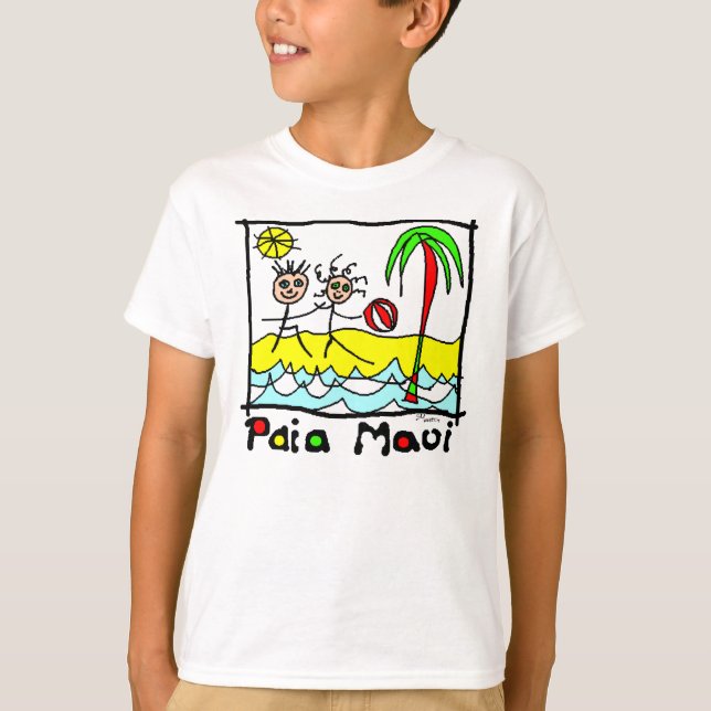 Camiseta Praia Maui de Paia (Frente)