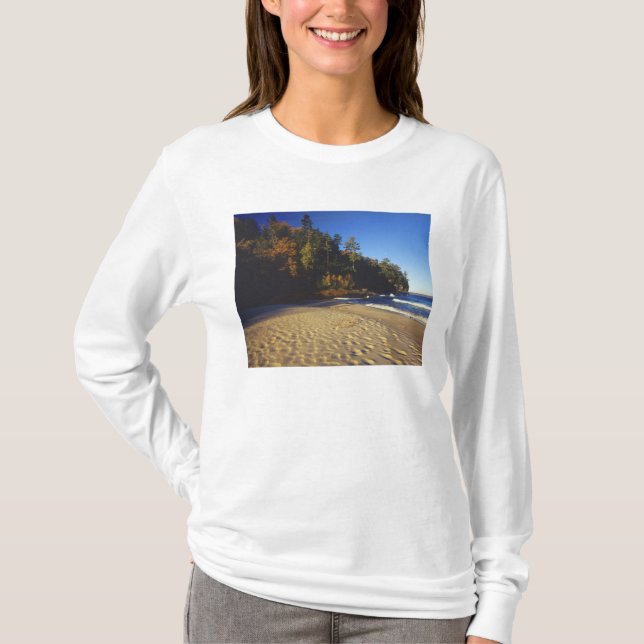 Camiseta Praia Miners em Pictured Rocks National (Frente)
