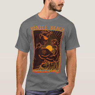CAMISETA PRAIA MUSCULAR DE VENICE BEACH QUE SOBREVIVE À CAL