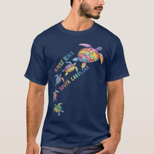 Camiseta Praia Myrtle Beach South olina Amante de Tartaruga