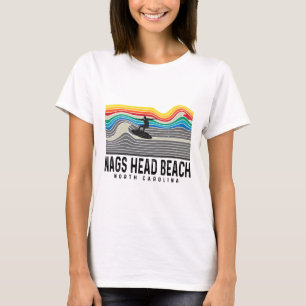 Camiseta Praia Nags Head Carolina do Norte Surfboarder Home