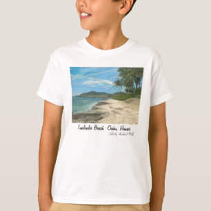 Camiseta Praia Oahu de Lualualei, Havaí