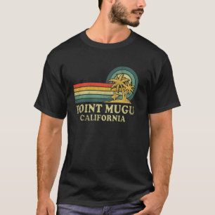 Camiseta Praia Point Mugu Califórnia Férias Vintage Palmeir