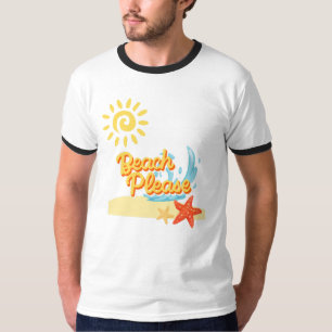 Camiseta praia, por favor