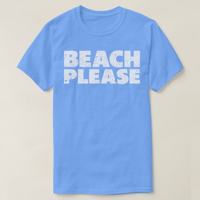 Camiseta Praia, por favor (Frente do Design)