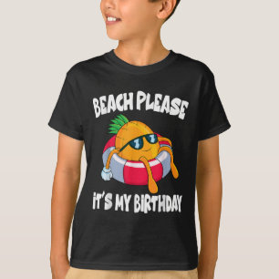 Camiseta Praia Por Favor É Minha Fruta De Abacaxi Engraçada