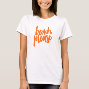 Camiseta Praia, Por Favor, Tank Topo