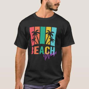 Camiseta Praia Por favor, vintage retro verão ao sol