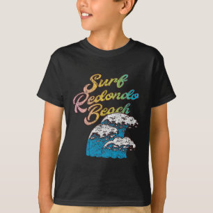 Camiseta Praia Redondo, Califórnia Surf Vintage Retro 60