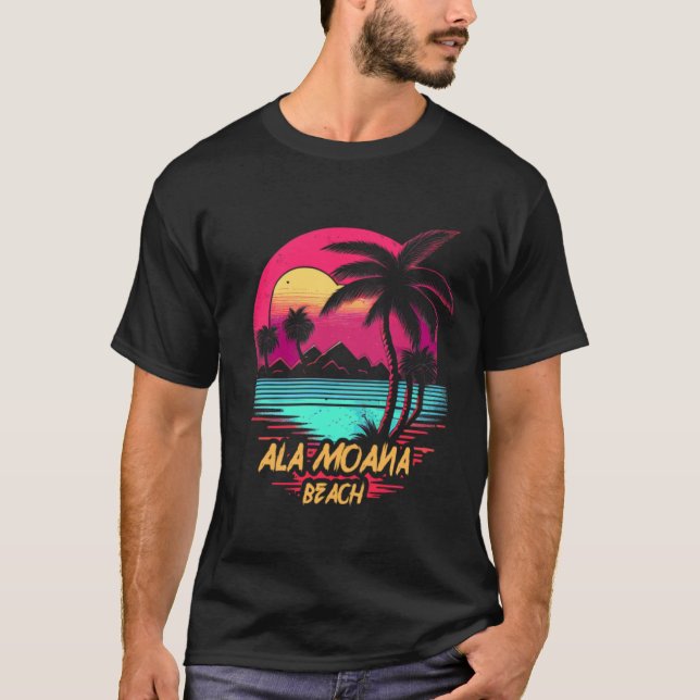 Camiseta Praia Retrowave Ala Moana (Frente)