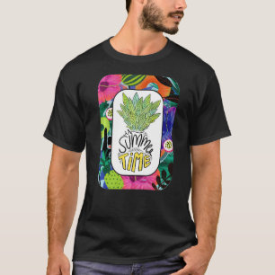 Camiseta Praia Roxa Tropical Havaiana Aloha Purple Hawai