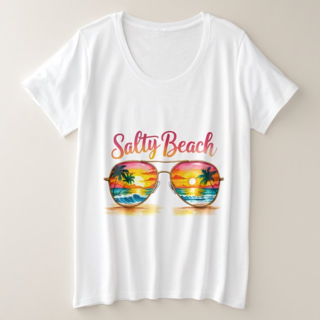 Camiseta Praia Salgada  (Frente do Design)