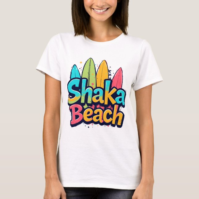Camiseta Praia Shaka (Frente)