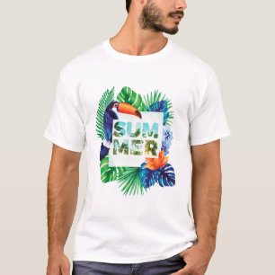 Camiseta Praia Shirt Palm Trees Praia Verão