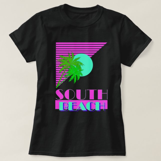 Camiseta Praia sul 80s (Frente do Design)
