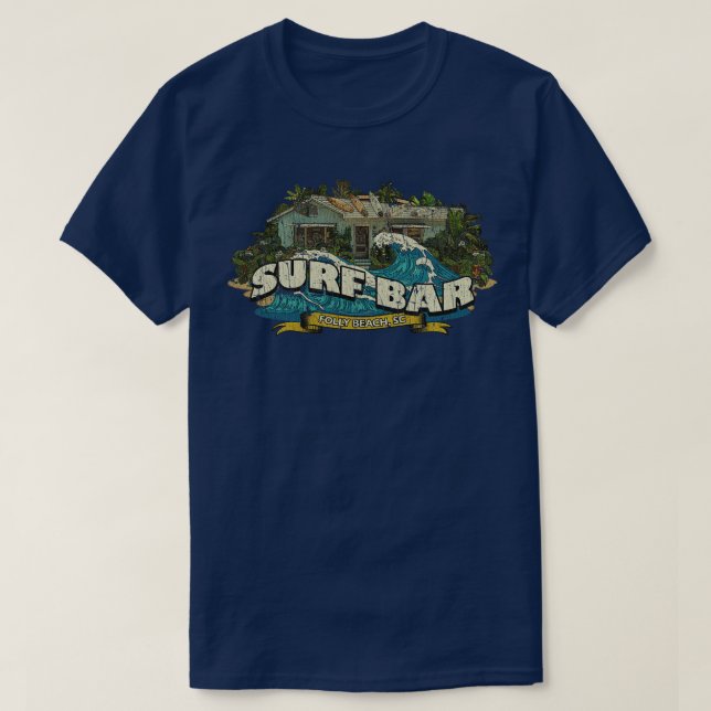 Camiseta Praia Surf Folly Beach 2007 (Frente do Design)