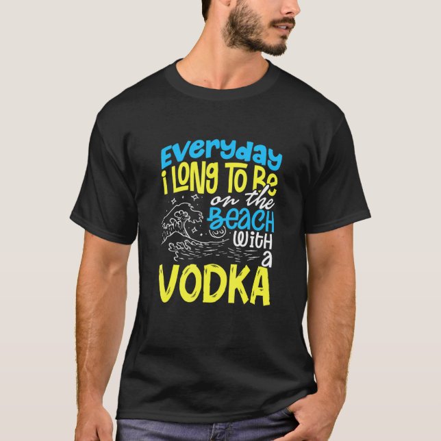 Camiseta Praia Todos Os Dias Eu Prometo Estar Na Praia Com  (Frente)