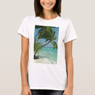 Camiseta Praia Tropical Areia Sol Água Ondas Surf Arte