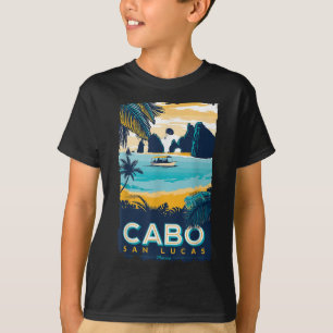 Camiseta Praia Tropical do Cabo San Lucas Mexico Viagem Vin