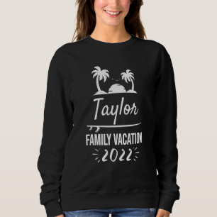 Camiseta Praia Tropical do Grupo de Férias da Taylor