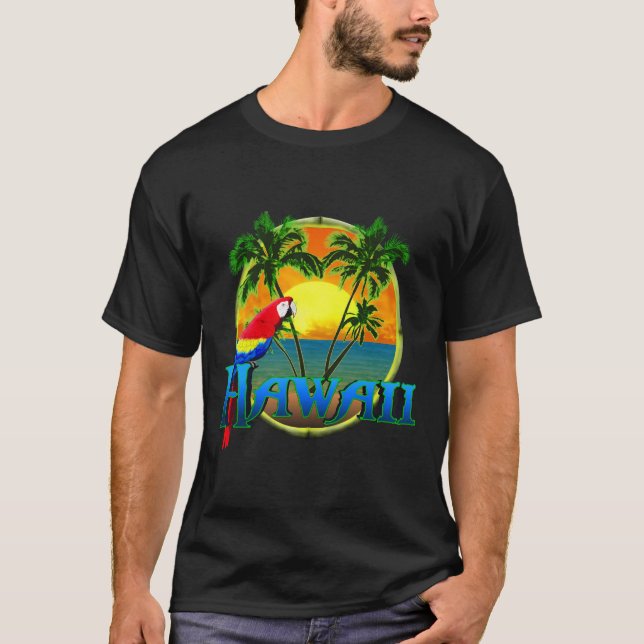 Camiseta Praia Tropical do Havaí (Frente)