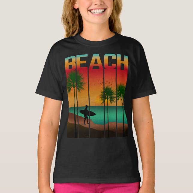 Camiseta Praia Tropical Verão (Frente)