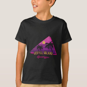 Camiseta Praia Vaporwave Ilha Souvenir Jekyll