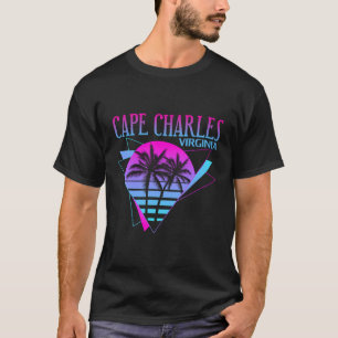 Camiseta Praia Vaporwave Vacinação Souvenir Cabo Charles