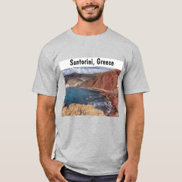 Camiseta Praia Vermelha, Santorini, Grécia