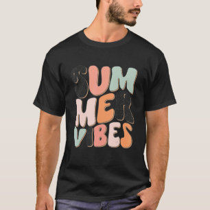 Camiseta Praia Vibes Primavera Férias De Verão De Break Par