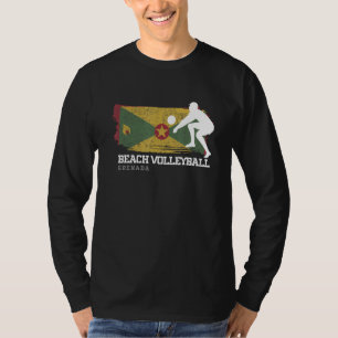 Camiseta Praia Voleibol Granada Bandeira Amar Voleibol
