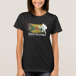 Camiseta Praia Voleibol Granada Bandeira Amar Voleibol