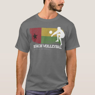 Camiseta Praia Voleibol Guiné-Bissau Bandeira do Volleyão A