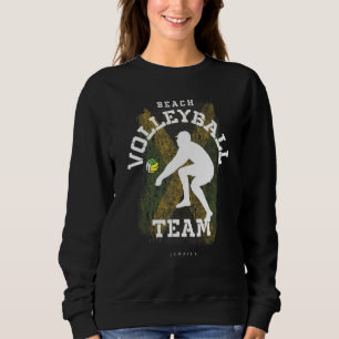 Camiseta Praia Voleibol Jamaica Flag Love Voleibol Play