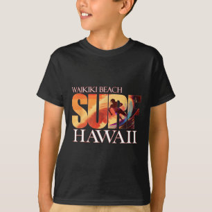 Camiseta Praia Waikiki Havaí Ilhas Havaianas Surf Para Home