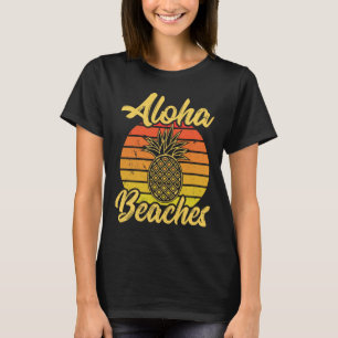Camiseta Praias Aloha Divertidas Férias Tropicais no Havaí