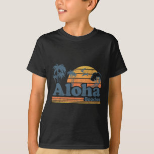 Camiseta Praias Aloha Havaí Vintage Praia Surf Retro H