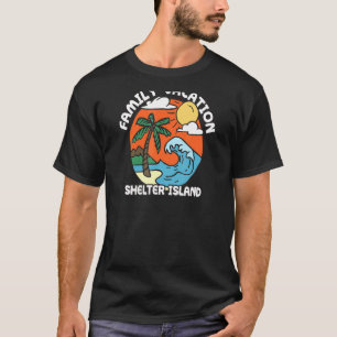 Camiseta Praias de abrigo para férias familiares em Nova Io