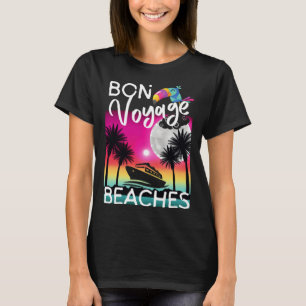 Camiseta Praias de Boas Vindas Gráficos de Navio de Cruzeir